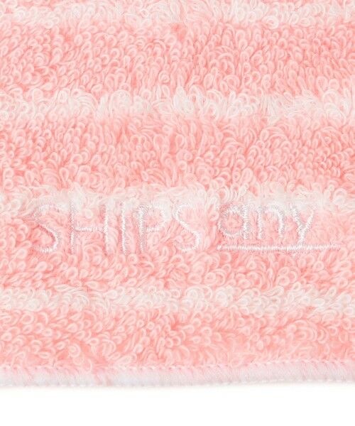 SHIPS / シップス ハンカチ | SHIPS any: 今治 パイル生地 ボーダー ハンドタオル | 詳細1