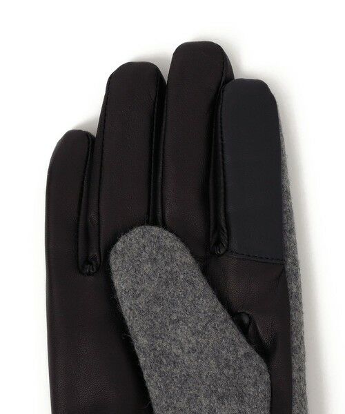 SHIPS / シップス 手袋 | SHIPS any:〈スマホ/タッチパネル対応〉ウール / レザー ベルト グローブ◇ | 詳細7