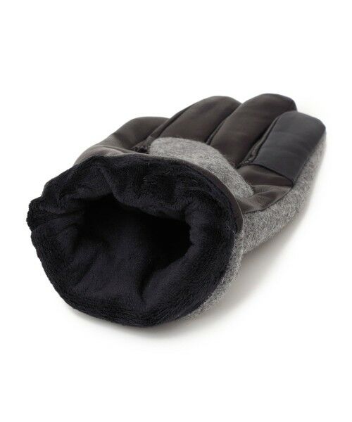 SHIPS / シップス 手袋 | SHIPS any:〈スマホ/タッチパネル対応〉ウール / レザー ベルト グローブ◇ | 詳細9