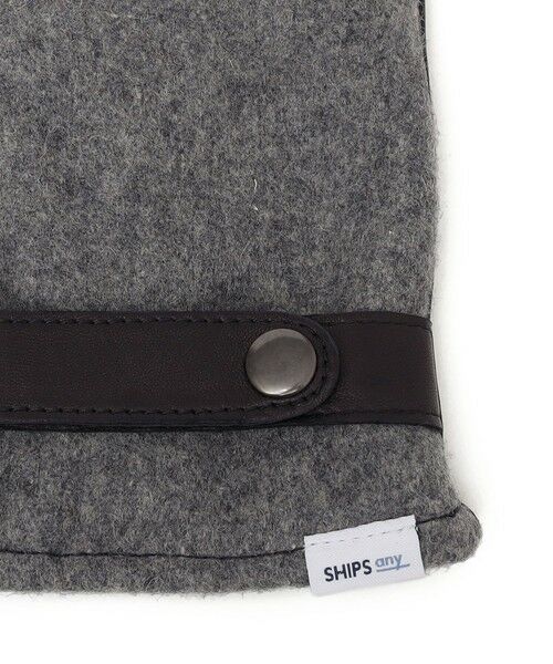 SHIPS / シップス 手袋 | SHIPS any:〈スマホ/タッチパネル対応〉ウール / レザー ベルト グローブ◇ | 詳細10
