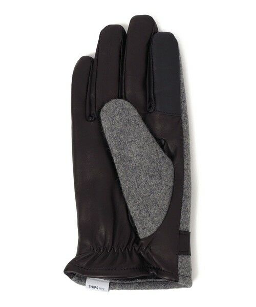 SHIPS / シップス 手袋 | SHIPS any:〈スマホ/タッチパネル対応〉ウール / レザー ベルト グローブ◇ | 詳細6