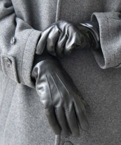 SHIPS / シップス 手袋 | SHIPS any:〈スマホ/タッチパネル対応〉シープレザー リブ グローブ◇