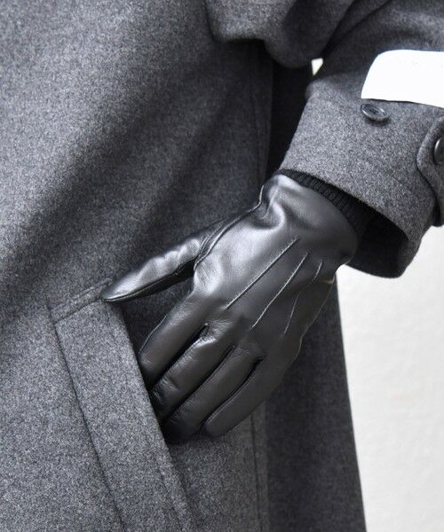 SHIPS / シップス 手袋 | SHIPS any:〈スマホ/タッチパネル対応〉シープレザー リブ グローブ◇ | 詳細1