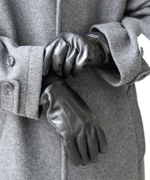 SHIPS / シップス 手袋 | SHIPS any:〈スマホ/タッチパネル対応〉シープレザー リブ グローブ◇ | 詳細3