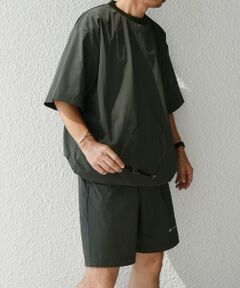 SHIPS / シップス Tシャツ | 【WEB限定】SHIPS any:〈洗濯機可能〉ワッシャーナイロン スピンドル Tシャツ＋イージーショーツ セットアップ◇