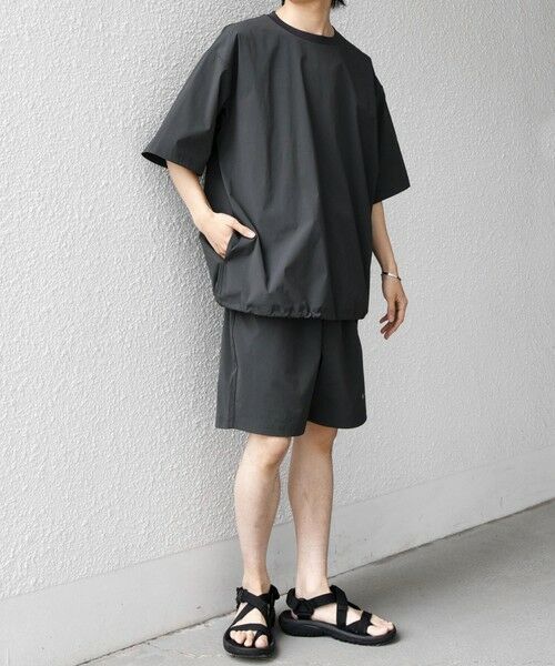 SHIPS / シップス Tシャツ | 【WEB限定】SHIPS any: ワッシャーナイロン スピンドル Tシャツ＋イージーショーツ セットアップ | 詳細29