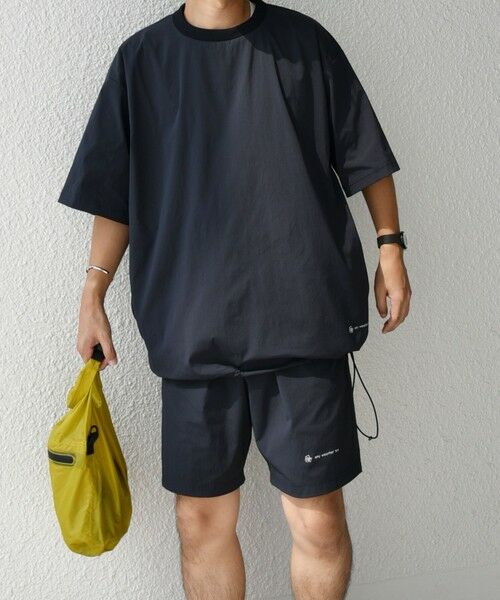 SHIPS / シップス Tシャツ | 【WEB限定】SHIPS any:〈洗濯機可能〉ワッシャーナイロン スピンドル Tシャツ+イージーショーツ セットアップ◇ | 詳細30