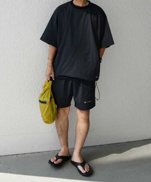 SHIPS / シップス Tシャツ | 【WEB限定】SHIPS any:〈洗濯機可能〉ワッシャーナイロン スピンドル Tシャツ+イージーショーツ セットアップ◇ | 詳細28