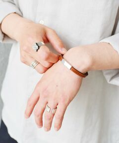 SHIPS / シップス ブレスレット・バングル | SHIPS any: レザー マグネット ブレスレット◇