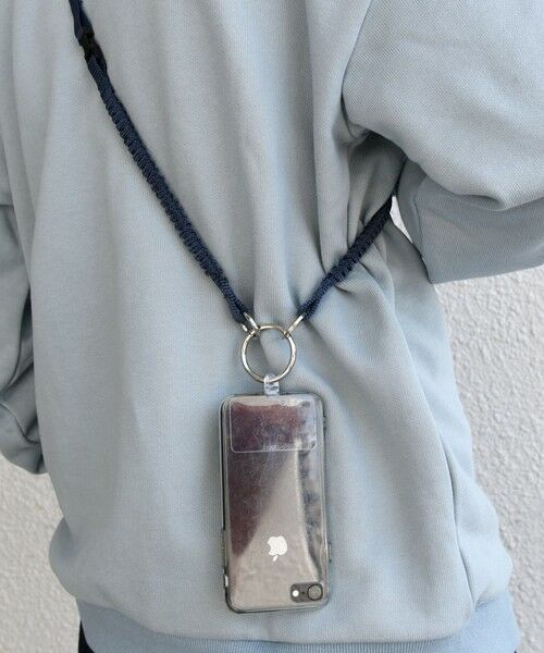SHIPS / シップス その他 | BYONBYON: スマホ ショルダー ストラップ(ネイビー)