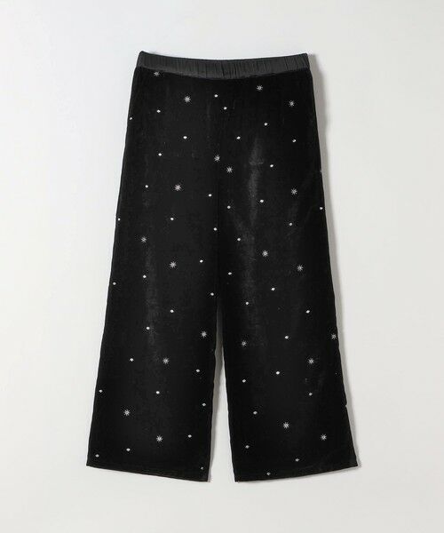SHIPS / シップス その他パンツ | SHIPS any:〈手洗い可能〉ポリエステル ベロア 刺繍 ストレート ワイド パンツ | 詳細7