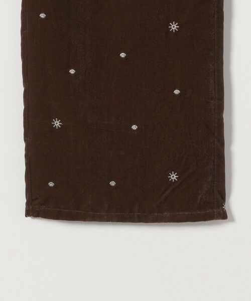 SHIPS / シップス その他パンツ | SHIPS any:〈手洗い可能〉ポリエステル ベロア 刺繍 ストレート ワイド パンツ | 詳細19