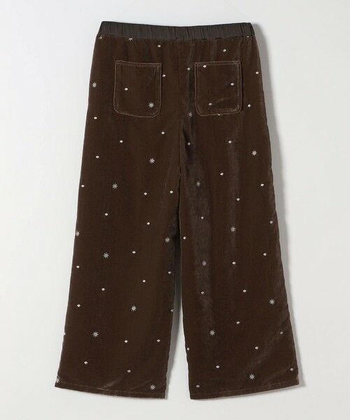SHIPS / シップス その他パンツ | SHIPS any:〈手洗い可能〉ポリエステル ベロア 刺繍 ストレート ワイド パンツ | 詳細20