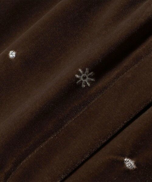 SHIPS / シップス その他パンツ | SHIPS any:〈手洗い可能〉ポリエステル ベロア 刺繍 ストレート ワイド パンツ | 詳細24