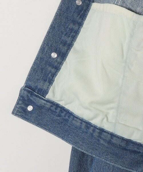 SHIPS / シップス Gジャン・デニムジャケット | bon_meur:〈洗濯機可能〉ビジュー ルーズ デニム ジャケット | 詳細13