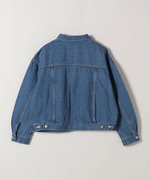 SHIPS / シップス Gジャン・デニムジャケット | bon_meur:〈洗濯機可能〉ビジュー ルーズ デニム ジャケット | 詳細14
