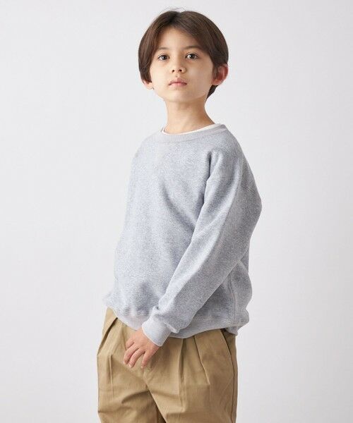 SHIPS / シップス スウェット | SHIPS any:〈洗濯機可能〉STANDARD クルーネック スウェット<KIDS> | 詳細4