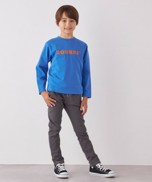 SHIPS / シップス Tシャツ | ARCH&LINE: SOUNDS プリント ロンT<KIDS> | 詳細8