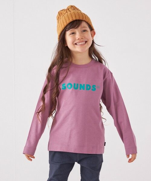 SHIPS / シップス Tシャツ | ARCH&LINE: SOUNDS プリント ロンT<KIDS> | 詳細20