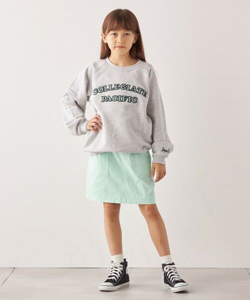 SHIPS / シップス スウェット | 【SHIPS any別注】Collegiate Pacific: 刺繍 ロゴ スウェット<KIDS> | 詳細1