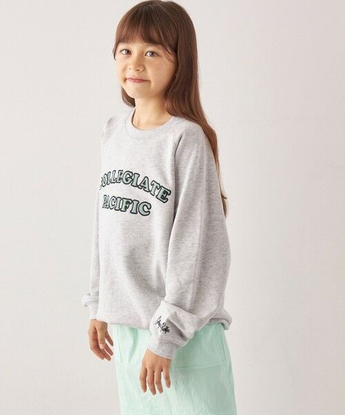 SHIPS / シップス スウェット | 【SHIPS any別注】Collegiate Pacific: 刺繍 ロゴ スウェット<KIDS> | 詳細5