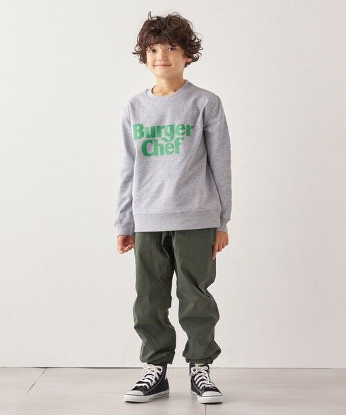 SHIPS / シップス スウェット | 【SHIPS any別注】Burger Chef: ロゴ プリント スウェット<KIDS> | 詳細8