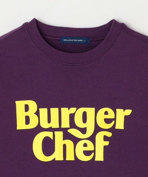 SHIPS / シップス スウェット | 【SHIPS any別注】Burger Chef: ロゴ プリント スウェット<KIDS> | 詳細22