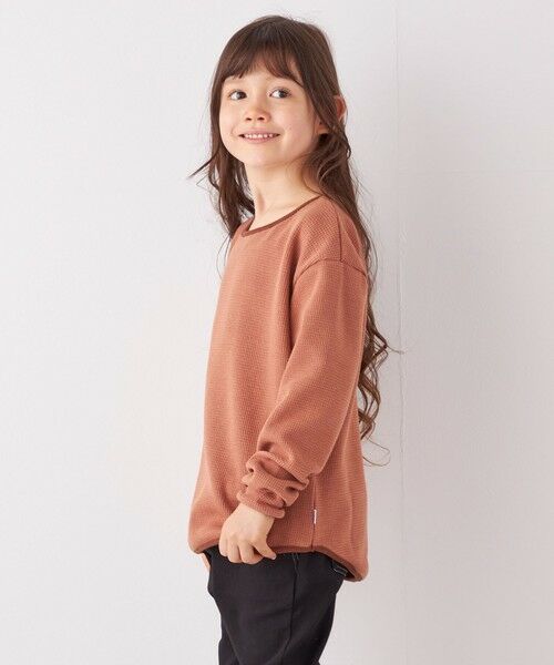 SHIPS / シップス Tシャツ | SHIPS any: ランドヘム ワッフル ロングスリーブ Tシャツ<KIDS> | 詳細12
