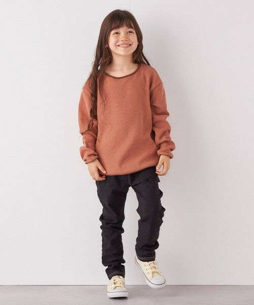 SHIPS / シップス Tシャツ | SHIPS any: ランドヘム ワッフル ロングスリーブ Tシャツ<KIDS> | 詳細10