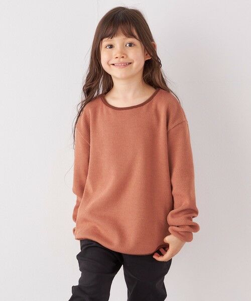 SHIPS / シップス Tシャツ | SHIPS any: ランドヘム ワッフル ロングスリーブ Tシャツ<KIDS> | 詳細11