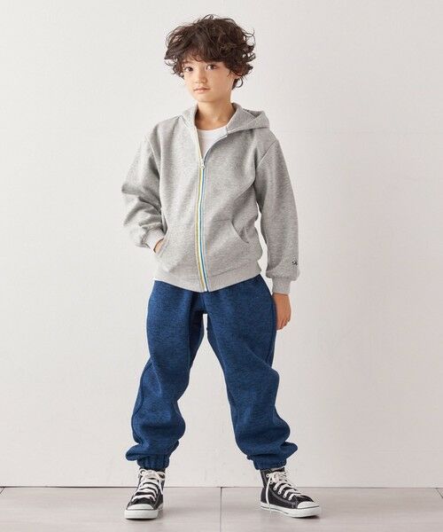 SHIPS / シップス パーカー | SHIPS any:〈洗濯機可能〉ワンポイント 刺繍 ポンチ ジップ パーカー <KIDS>◆ | 詳細1