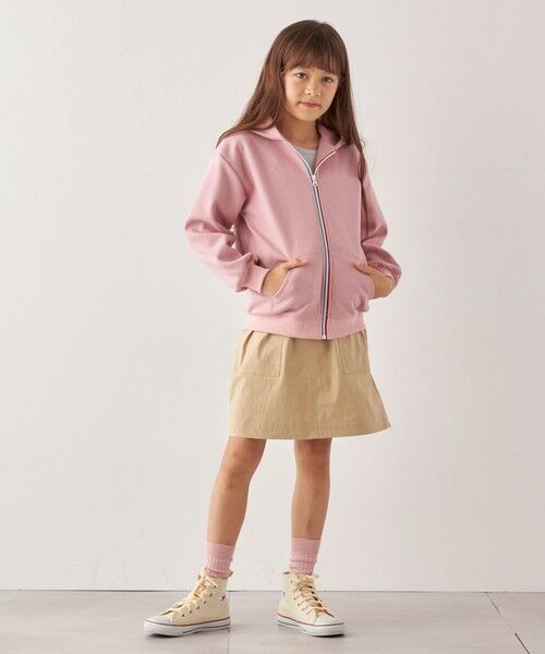SHIPS / シップス パーカー | SHIPS any:〈洗濯機可能〉ワンポイント 刺繍 ポンチ ジップ パーカー <KIDS>◆ | 詳細8