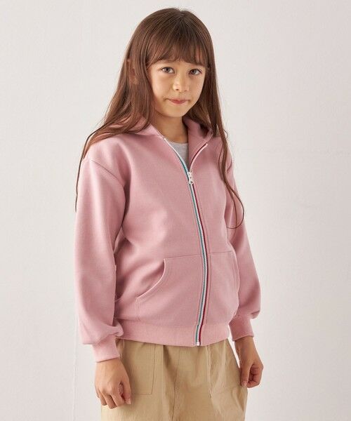 SHIPS / シップス パーカー | SHIPS any:〈洗濯機可能〉ワンポイント 刺繍 ポンチ ジップ パーカー <KIDS>◆ | 詳細9