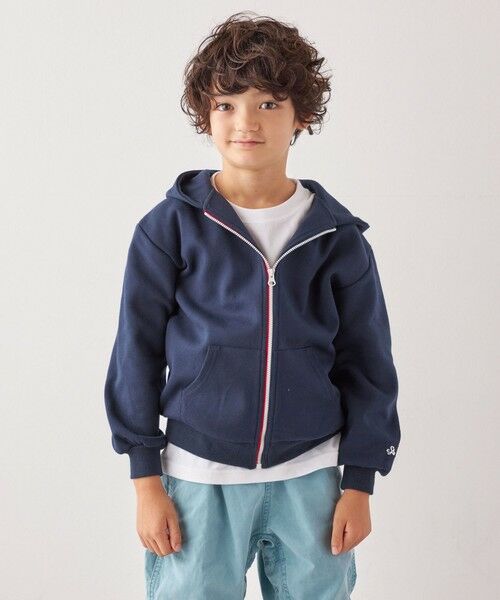 SHIPS / シップス パーカー | SHIPS any:〈洗濯機可能〉ワンポイント 刺繍 ポンチ ジップ パーカー <KIDS>◆ | 詳細16