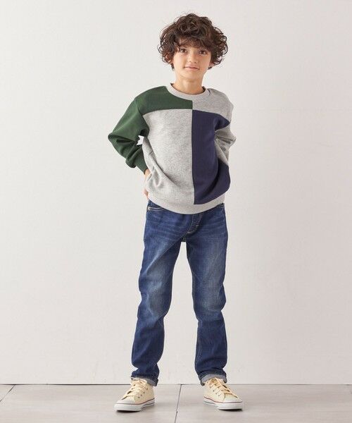 SHIPS / シップス スウェット | SHIPS any:〈洗濯機可能〉デザイン ポンチ クルーネック プルオーバー <KIDS>◇ | 詳細22