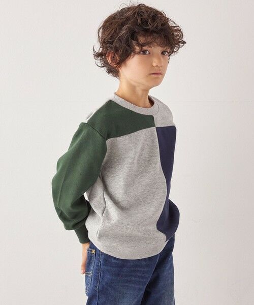 SHIPS / シップス スウェット | SHIPS any:〈洗濯機可能〉デザイン ポンチ クルーネック プルオーバー <KIDS>◇ | 詳細25