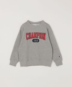SHIPS / シップス スウェット | Champion: クルーネック カレッジライク ロゴ スウェット<KIDS>