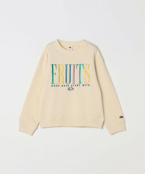 SHIPS / シップス スウェット | FRUIT OF THE LOOM: 刺繍 ロゴ スウェット <KIDS> | 詳細6