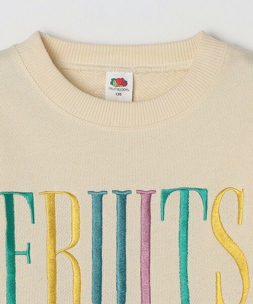 SHIPS / シップス スウェット | FRUIT OF THE LOOM: 刺繍 ロゴ スウェット <KIDS> | 詳細8