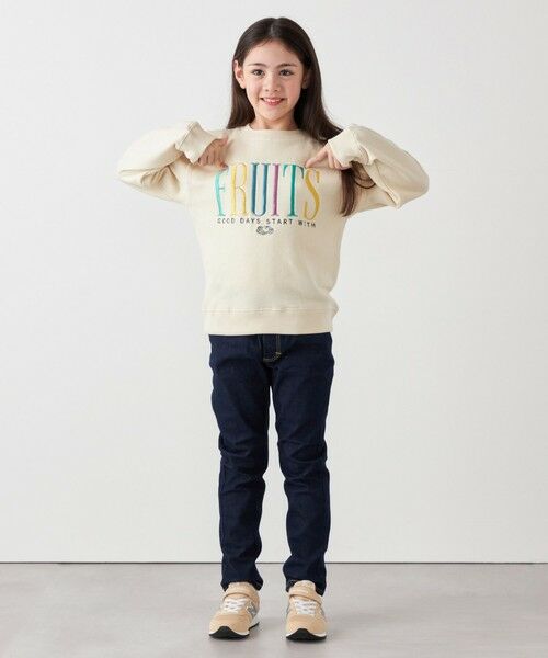 SHIPS / シップス スウェット | FRUIT OF THE LOOM: 刺繍 ロゴ スウェット <KIDS> | 詳細2