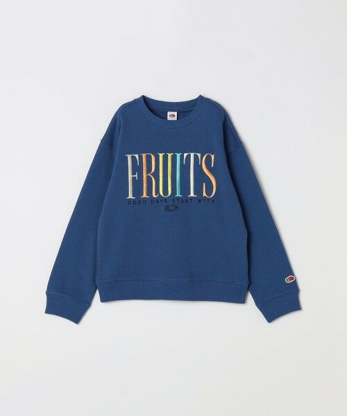 SHIPS / シップス スウェット | FRUIT OF THE LOOM: 刺繍 ロゴ スウェット <KIDS> | 詳細18