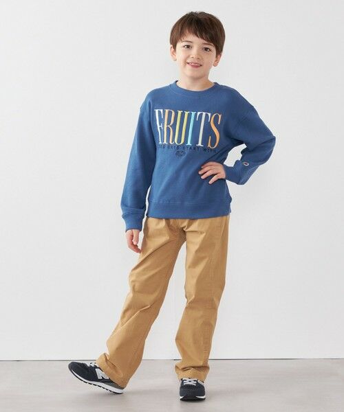 SHIPS / シップス スウェット | FRUIT OF THE LOOM: 刺繍 ロゴ スウェット <KIDS> | 詳細13