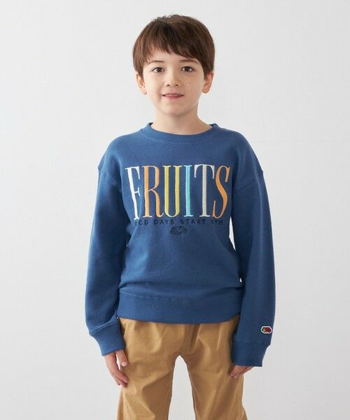 SHIPS / シップス スウェット | FRUIT OF THE LOOM: 刺繍 ロゴ スウェット <KIDS> | 詳細15