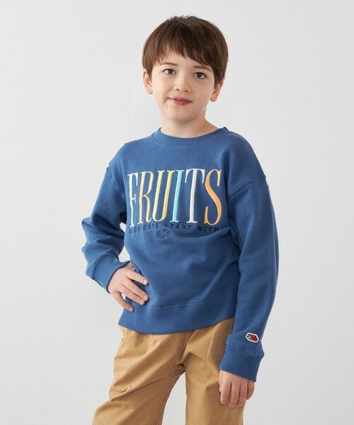SHIPS / シップス スウェット | FRUIT OF THE LOOM: 刺繍 ロゴ スウェット <KIDS> | 詳細16