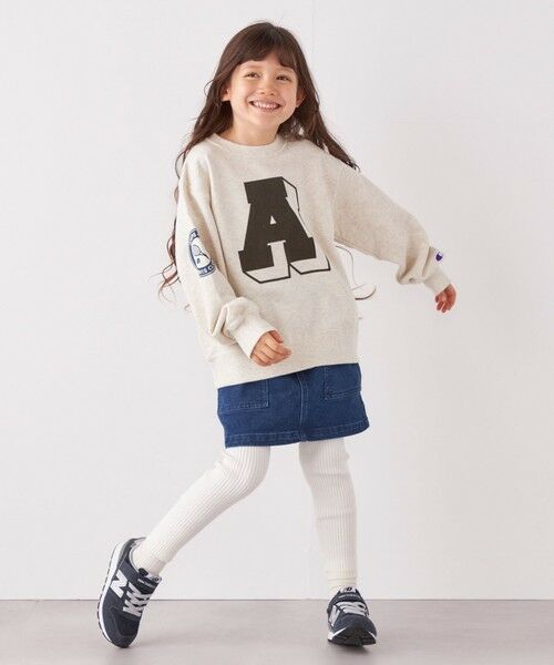 SHIPS / シップス スウェット | 【SHIPS any別注】 Champion: テニスクラブ クルーネック スウェット 〈KIDS〉◇ | 詳細1