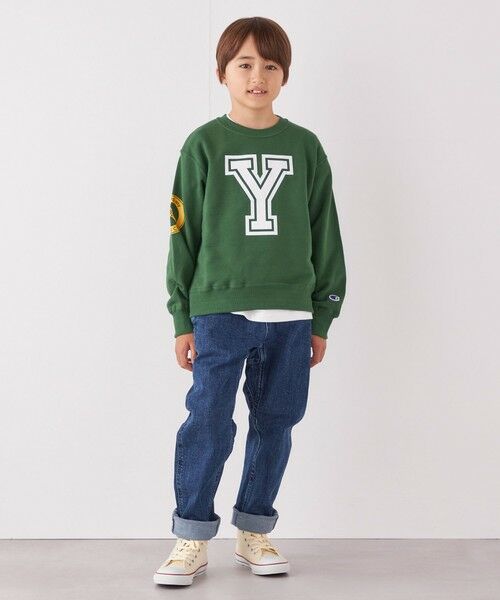 SHIPS / シップス スウェット | 【SHIPS any別注】 Champion: テニスクラブ クルーネック スウェット 〈KIDS〉◇ | 詳細25