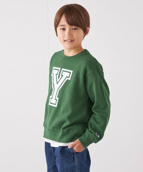 SHIPS / シップス スウェット | 【SHIPS any別注】 Champion: テニスクラブ クルーネック スウェット 〈KIDS〉◇ | 詳細27