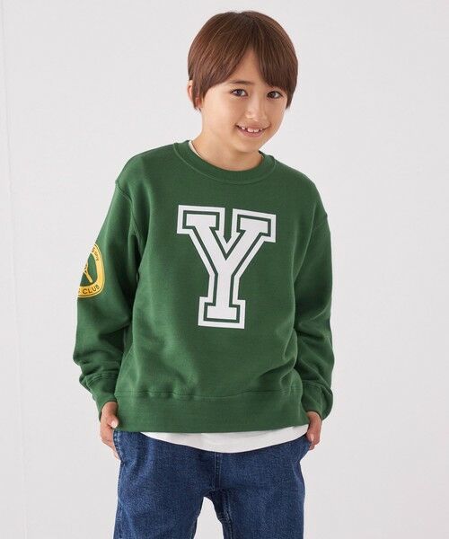 SHIPS / シップス スウェット | 【SHIPS any別注】 Champion: テニスクラブ クルーネック スウェット 〈KIDS〉◇ | 詳細30