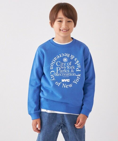 SHIPS / シップス スウェット | GOOD ROCK SPEED: NYC PARKS クルーネック スウェット <KIDS>◇(ブルー)