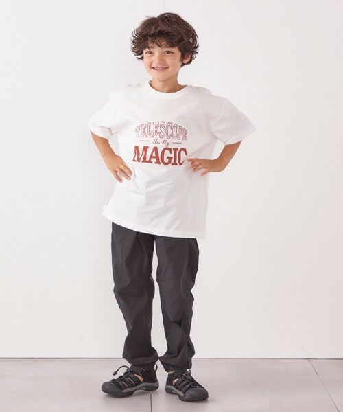 SHIPS / シップス Tシャツ | SHIPS any: プリント × 刺繍 ロゴ Tシャツ<KIDS> | 詳細1